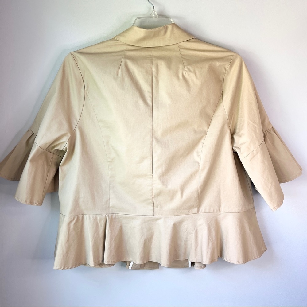 Eloquii Tan Plus Size Crop Blazer - image 6